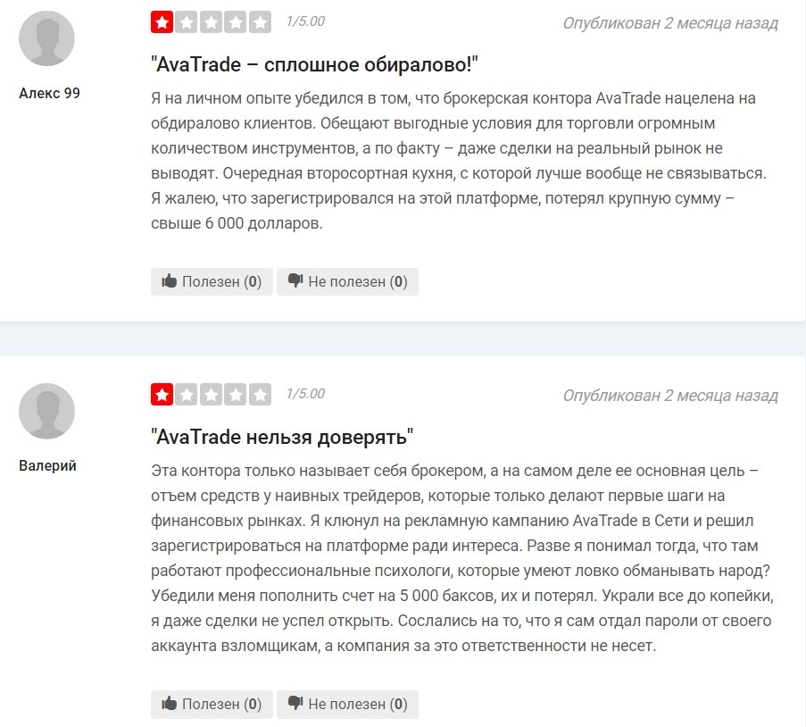 AvaTrade - отзывы
