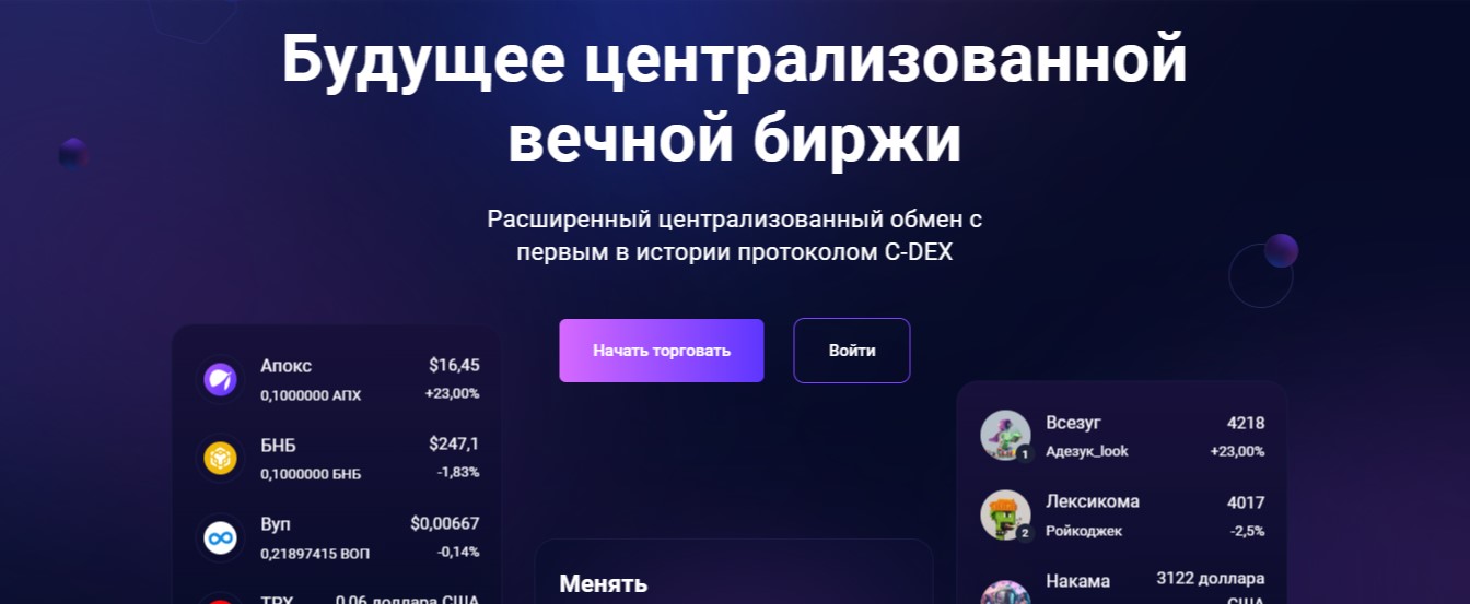 биржа ledtrino