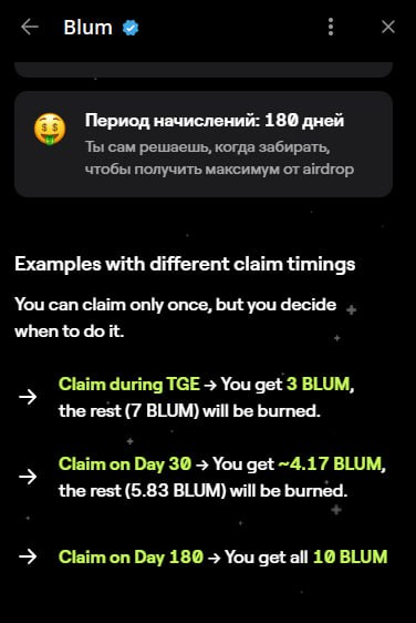 цена Blum на листинге